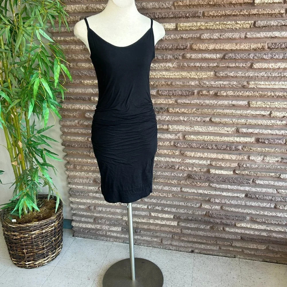 Velvet by Graham & Spencer Black Bodycon Slip Dress
